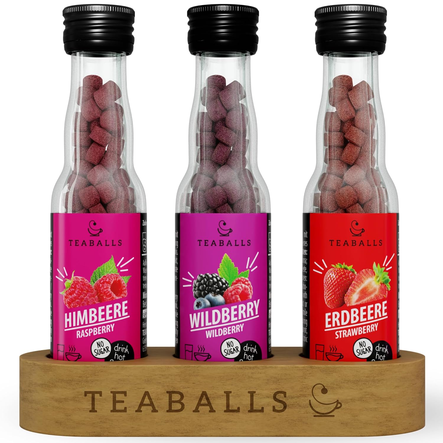 Detalle de Teaballs Beerenset 3er Mix für Tee