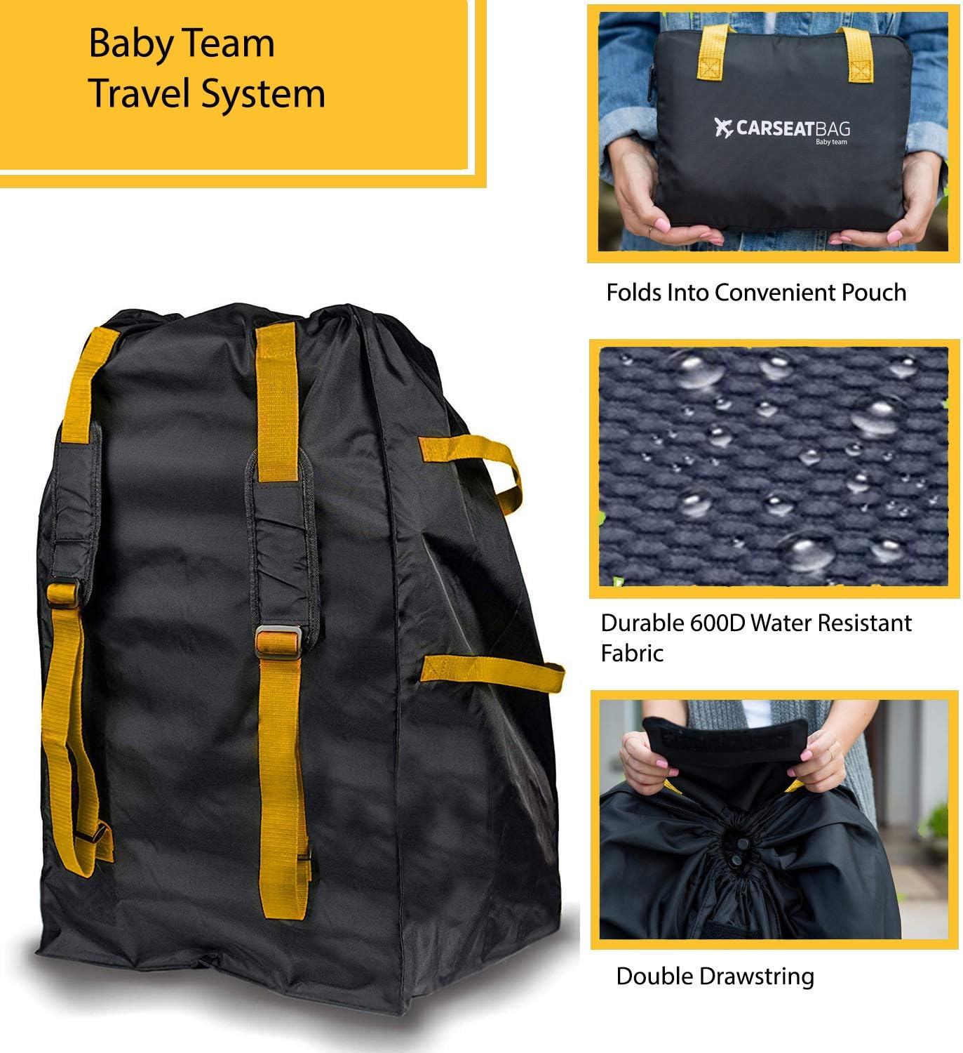 Thumbnail 5 de Baby Team car seat travel bag 34 in