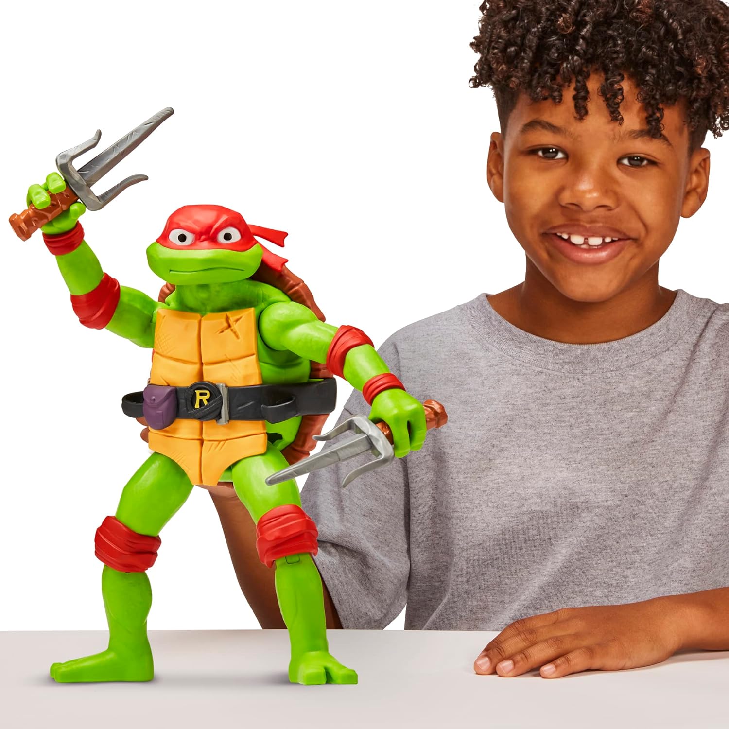 Thumbnail 4 de Tortues Ninja - Figurine articulée Raphael 30 cm avec accessoires, TU8012, Gigante