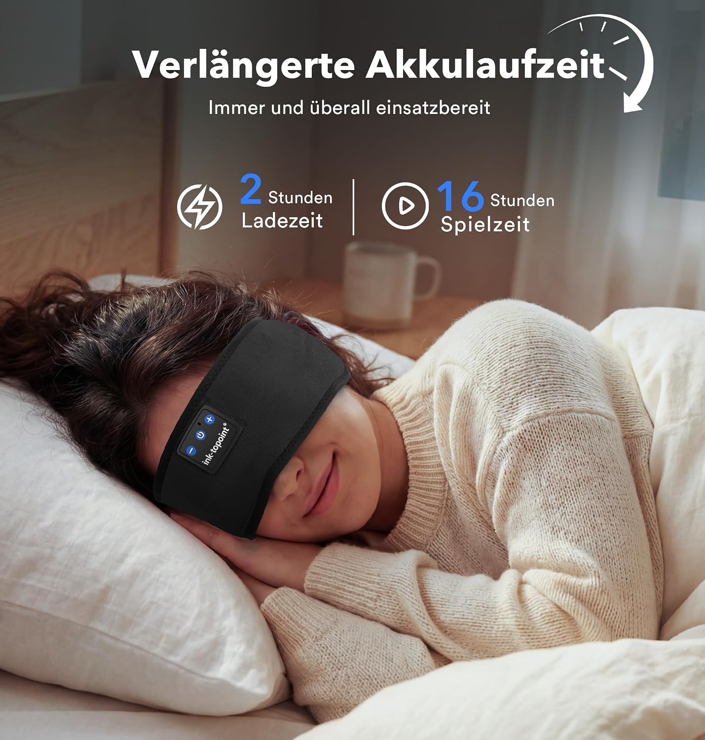 Thumbnail 4 de Schlafkopfhörer Bluetooth 16 Stunden