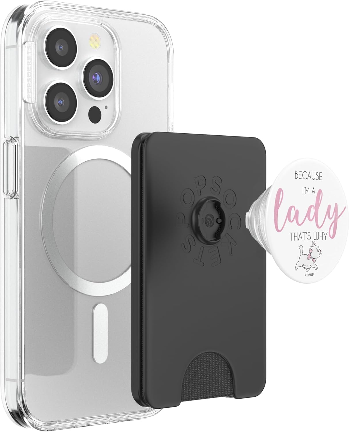 Thumbnail 2 de Disney The Aristocats Marie - Because I'm A Lady That's Why PopSockets PopWallet MagSafe