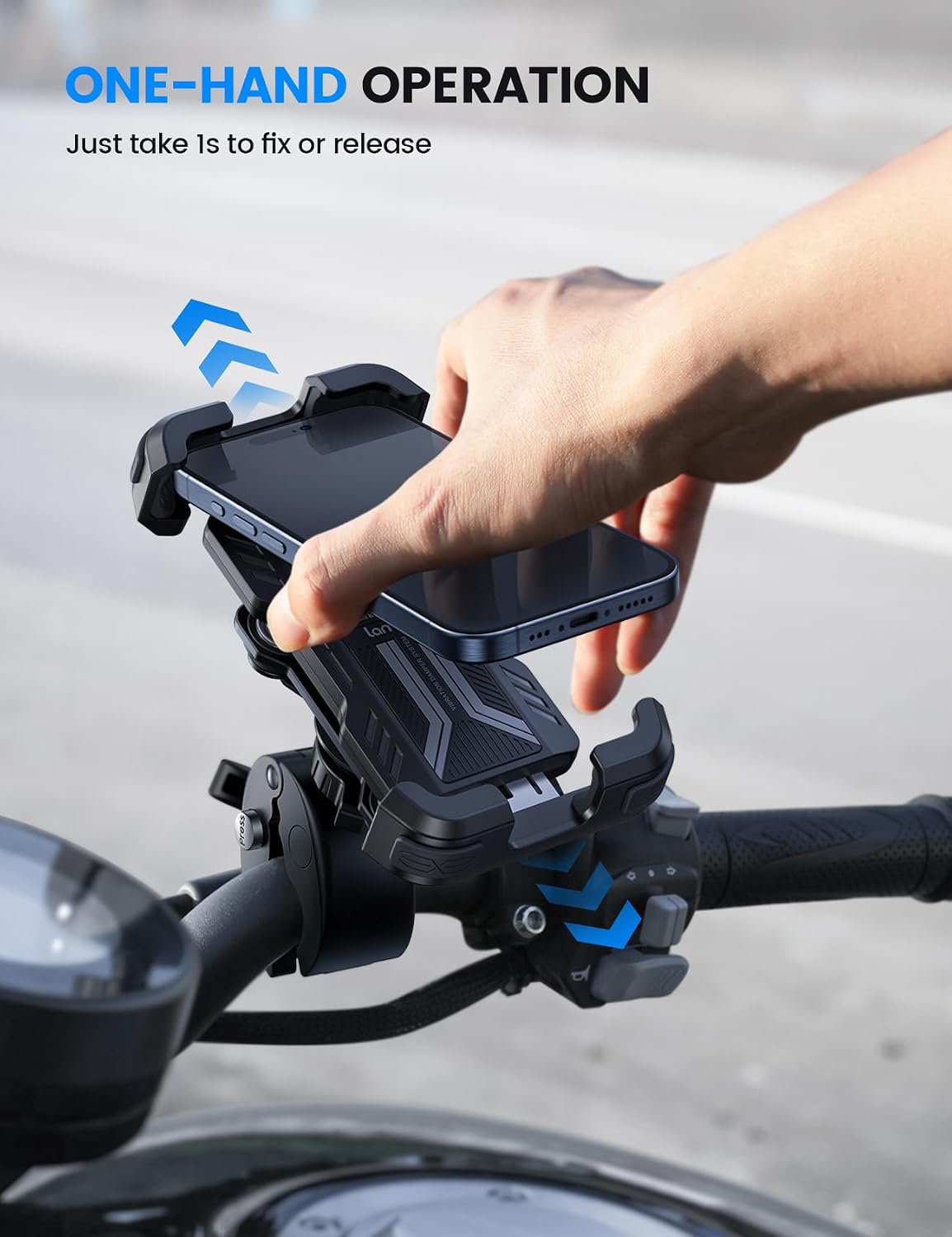Detalle de Lamicall Motorbike Phone Holder 480° mount