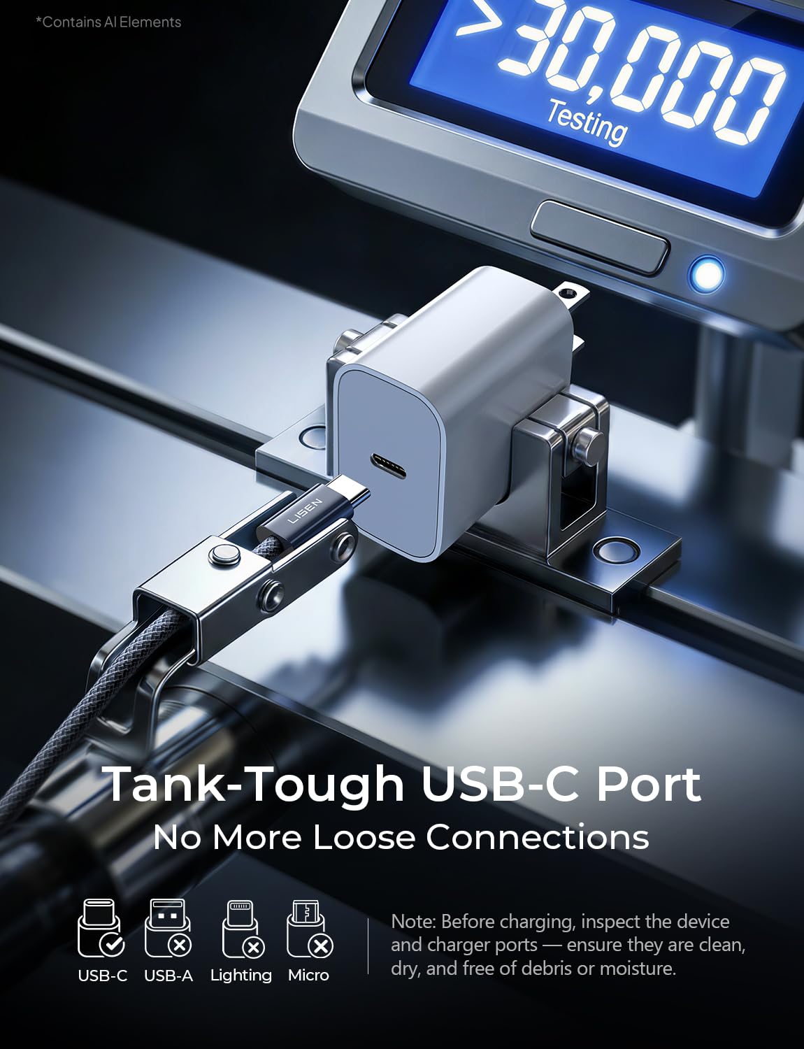 Thumbnail 6 de LISEN USB-C to USB-C Cable 240W 6.6ft