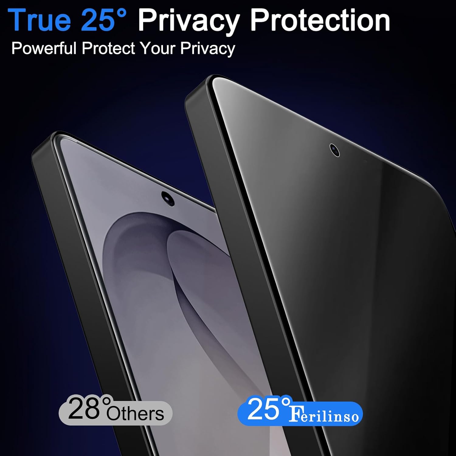 Detalle 2 de Ferilinso S26 Ultra Protector Pantalla Privacidad