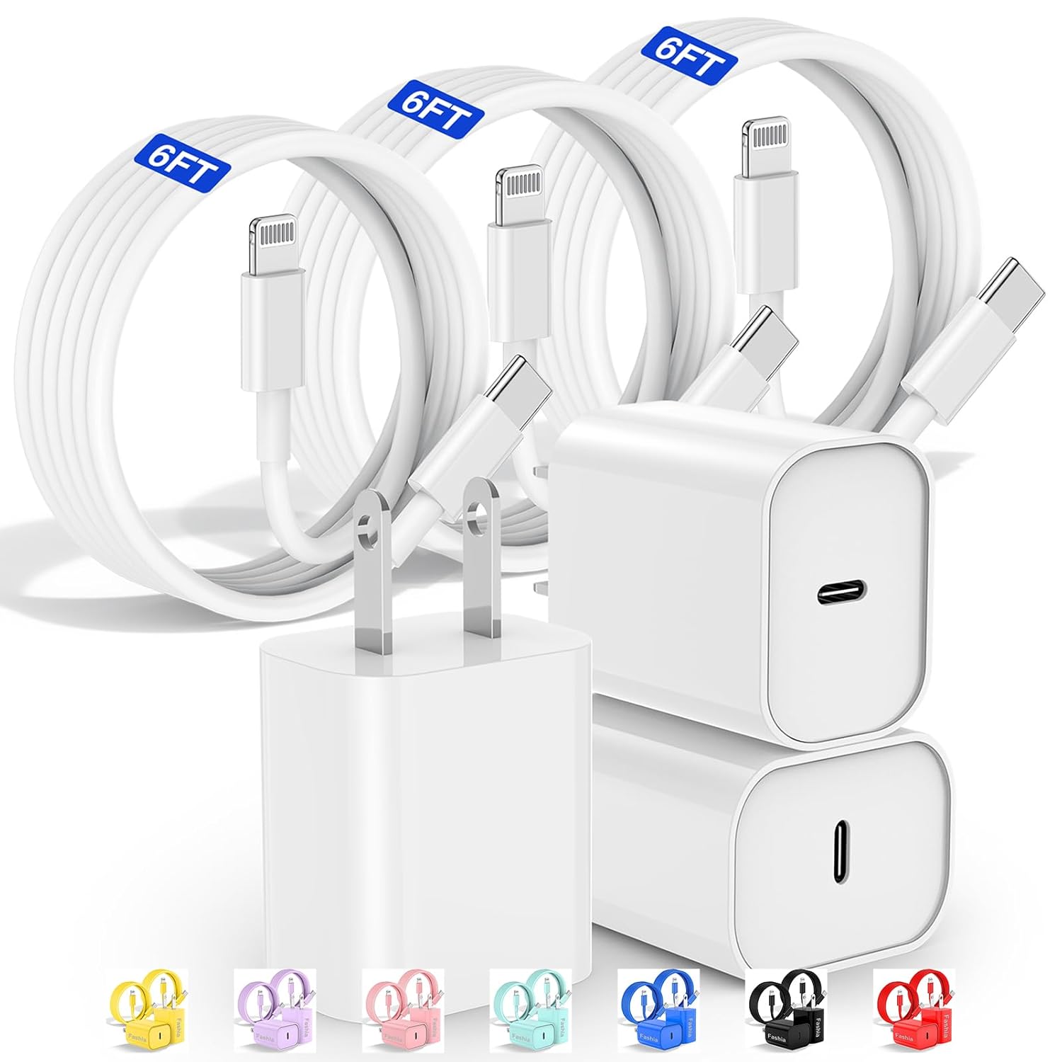 Fast Charger 20W 6ft for iPhone