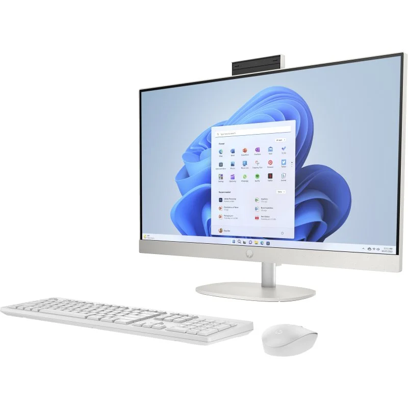 Detalle 2 de HP All-in-One 24-cr0067ns: rendimiento compacto y sostenibilidad en un todo en uno de 23,8 pulgadas