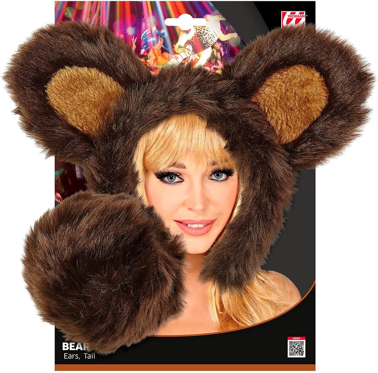 Detalle 2 de Widmann 10016 10116 Bear Costume Set with Ears, Tail and Fluffy Detail