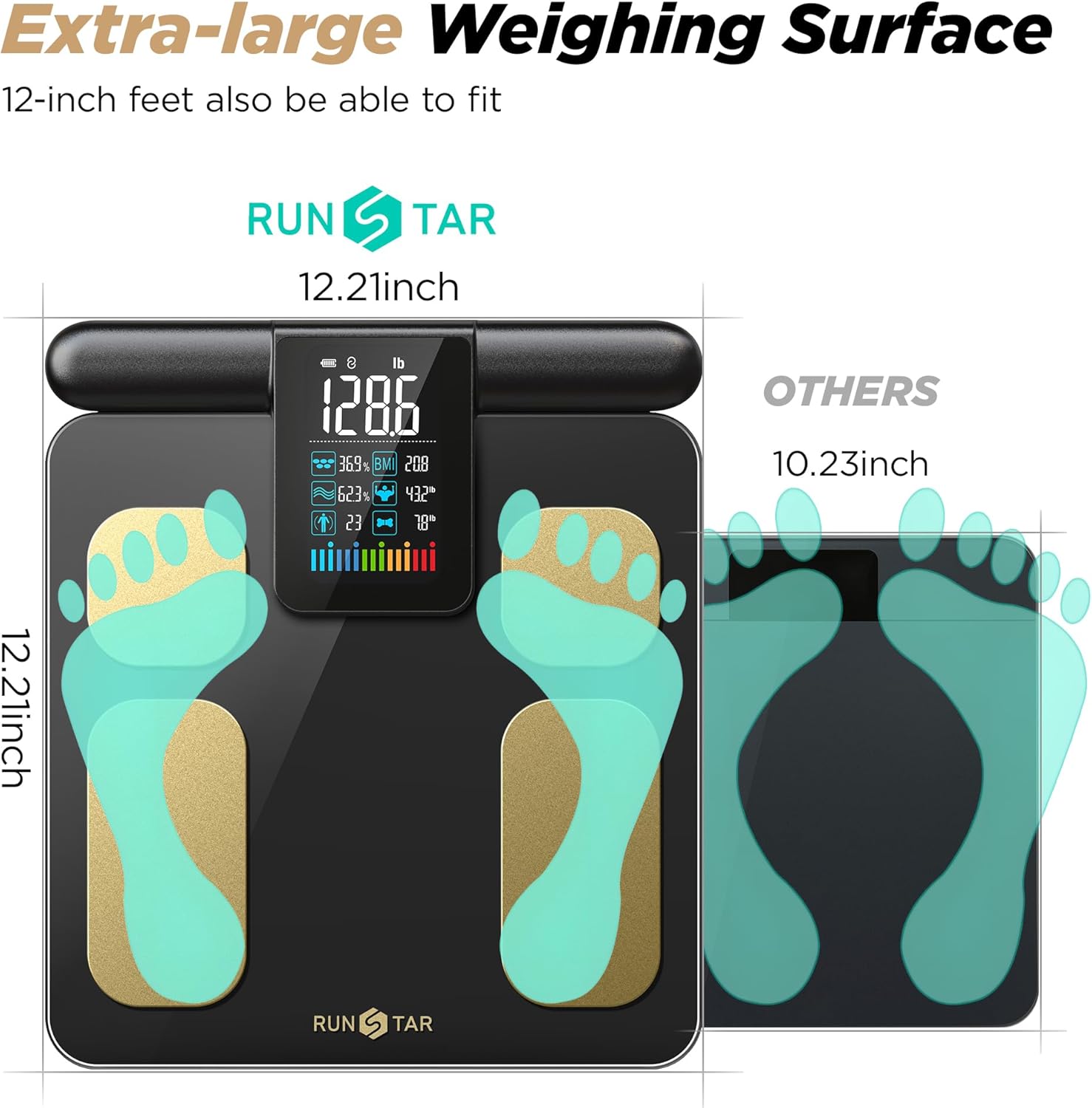 Detalle 2 de RunStar Scale 8-Electrode Body Composition