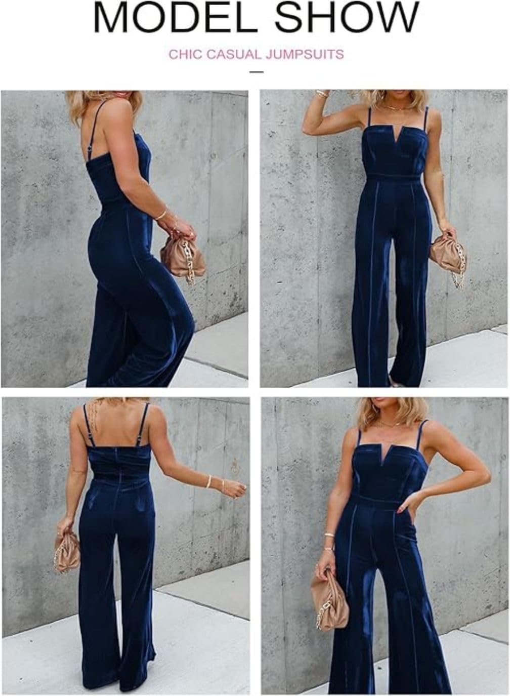 Detalle 2 de BLENCOT Women's Jumpsuit, Polyester-Elastane Blend