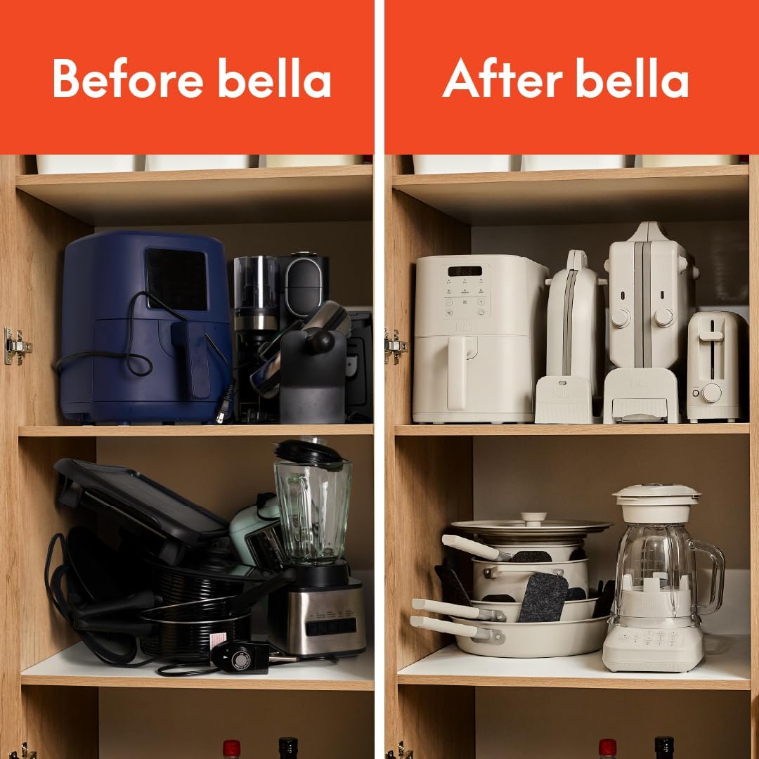 Thumbnail 6 de bella Flip-n-Store Waffle Maker with EverGood™ Ceramic Nonstick Coating (7” Plates, 1000W)