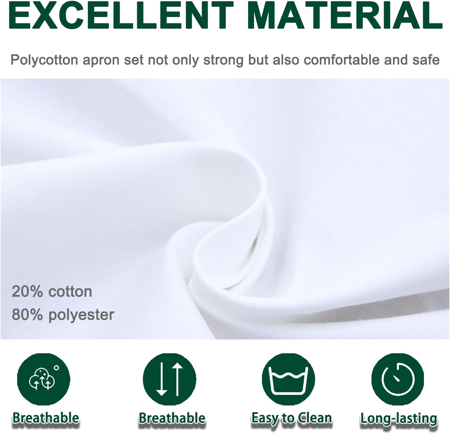 Detalle de umboom 3 Pack chef apron XL 🧑