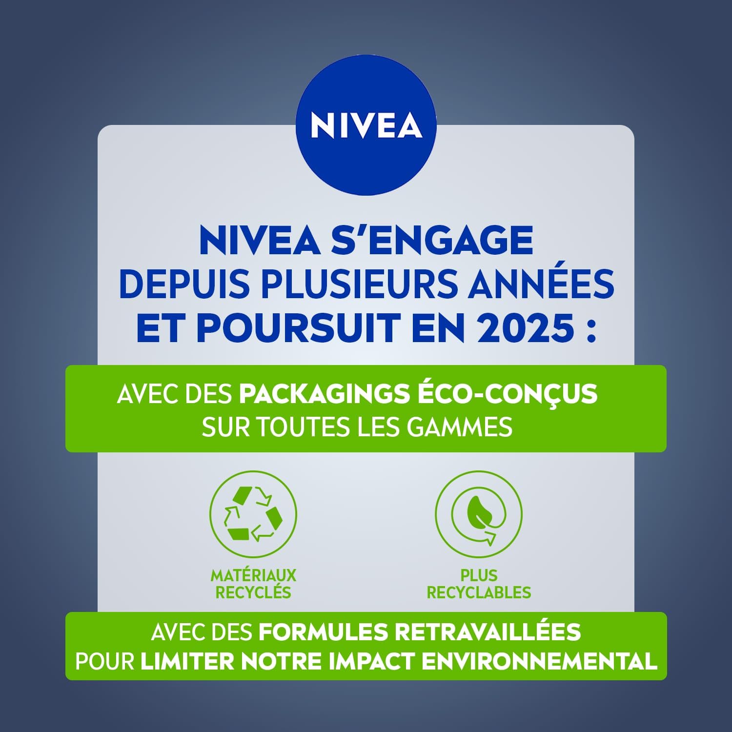 Detalle 2 de NIVEA MEN Crème hydratante visage quotidienne Peau sensible, sans parfum (format XXL 100 ml)