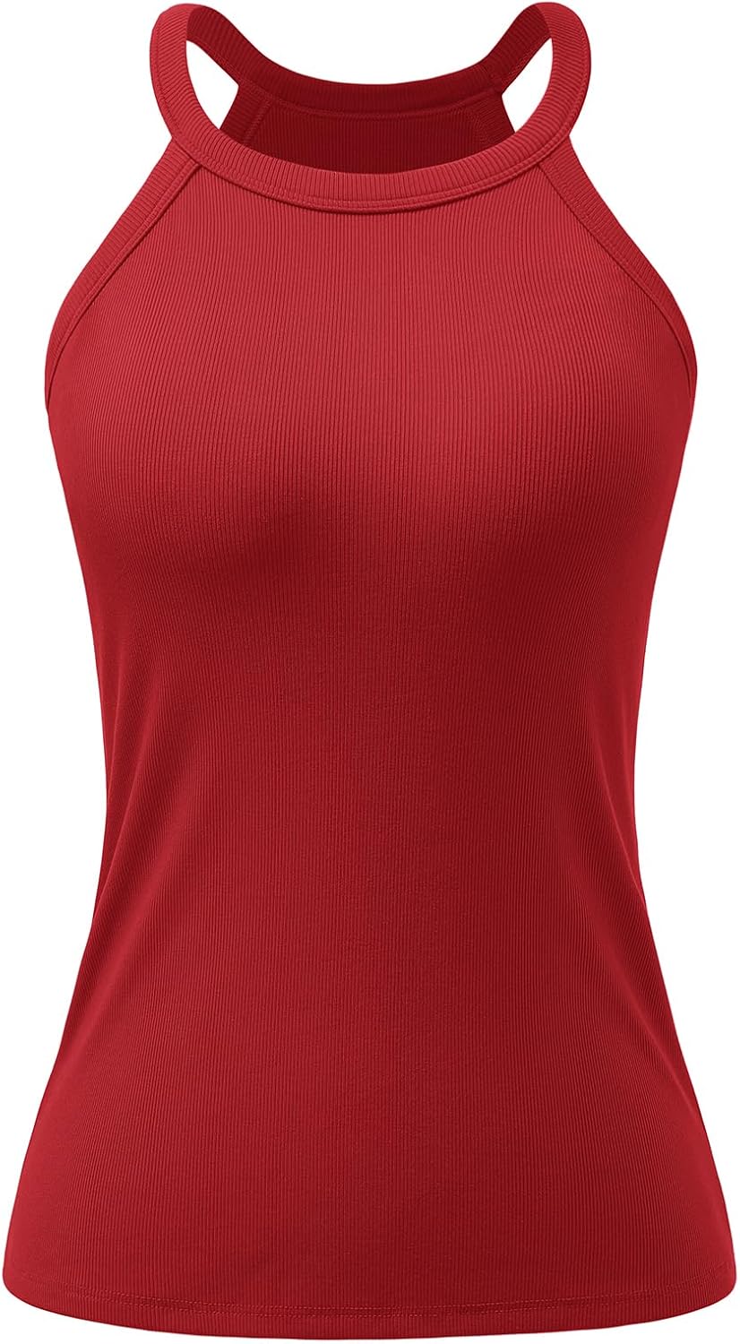 Thumbnail 6 de Vislivin Halter Tank Top, Ribbed