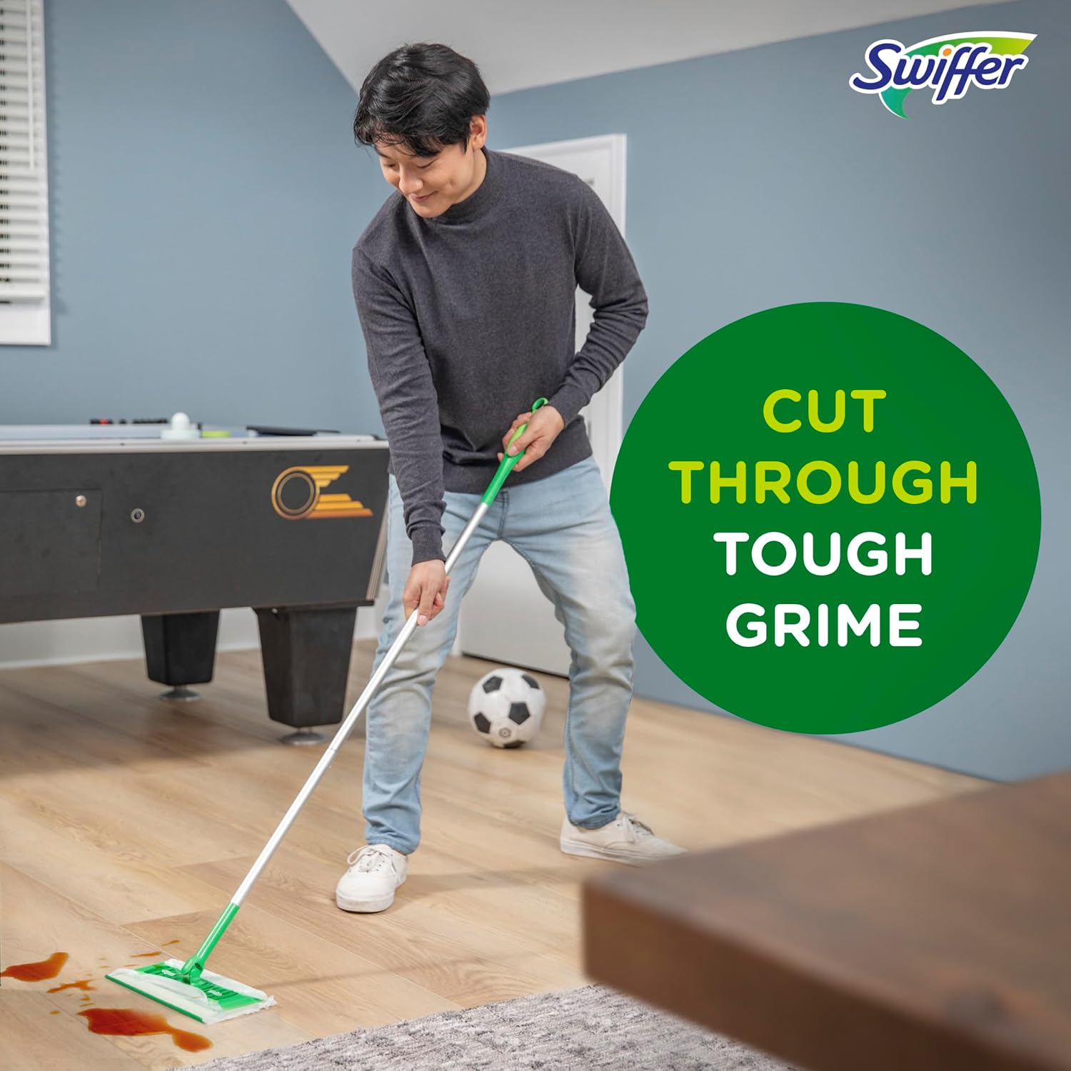 Detalle 2 de Swiffer Sweeper Wet Mopping Cloths Multi Surface Refills with Febreze Lavender, 36 Count