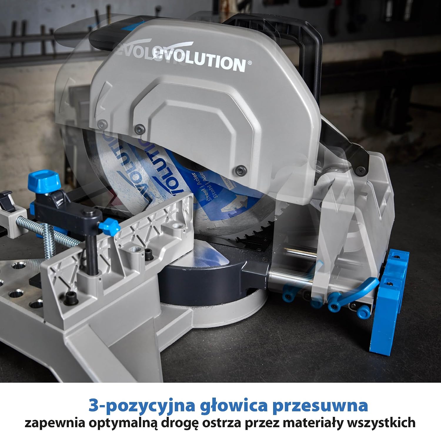 Thumbnail 6 de Evolution Power Tools S355MCS – ukośnica do metalu 355 mm, 2200 W, 230 V