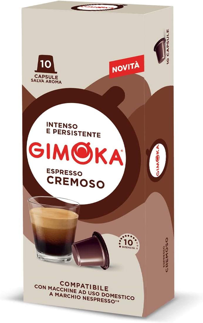 Detalle 2 de Gimoka Capsule Compatibili Nespresso Gusto Cremoso – 100 capsule