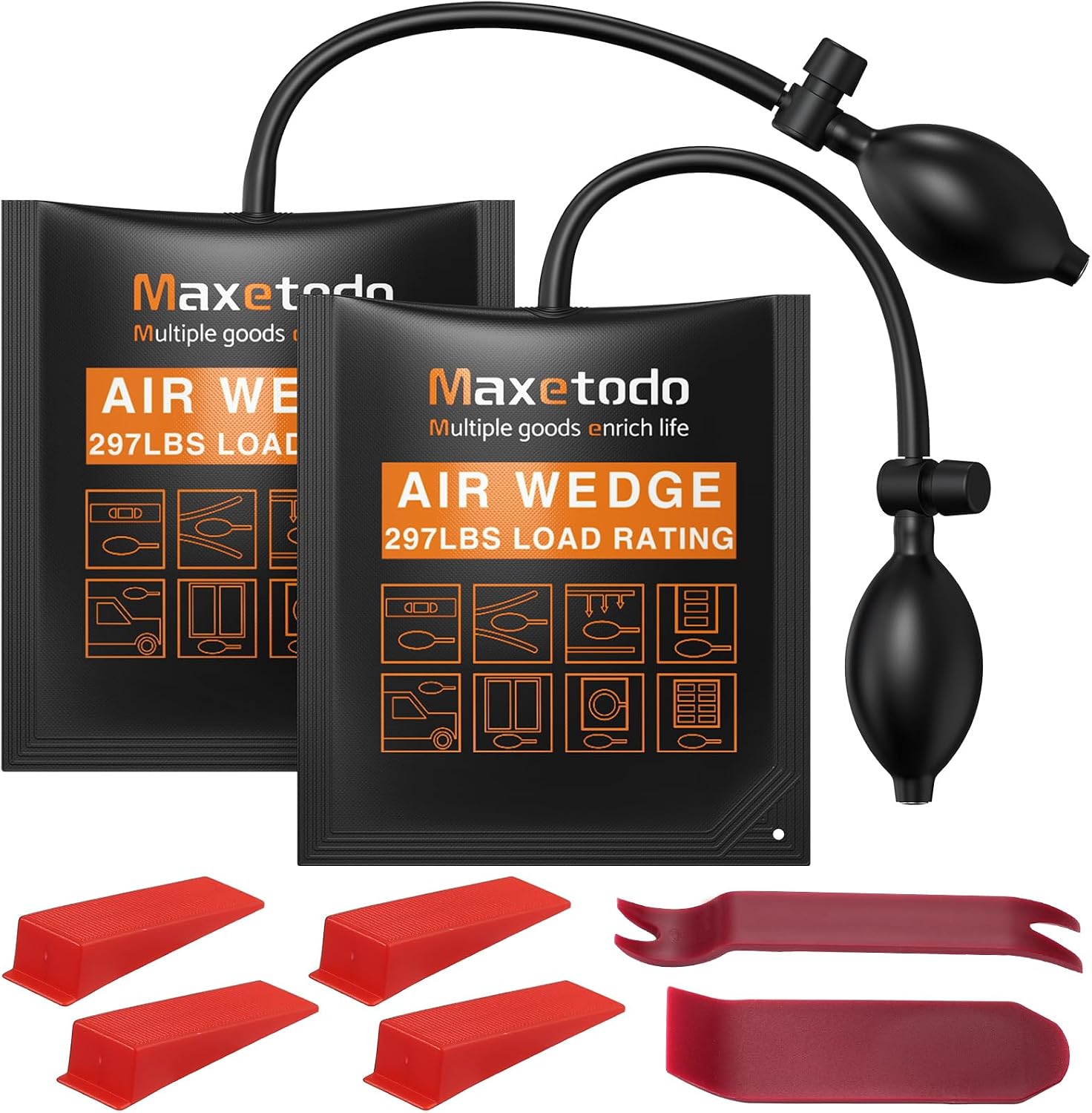 Detalle de Maxetodo MXE002 monteringskuddar, 2-pack för lyft upp till 200 kg