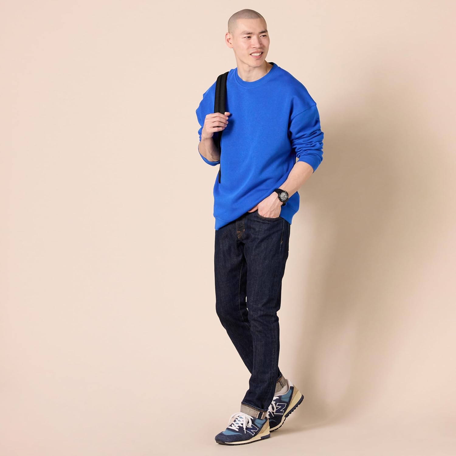 Thumbnail 4 de Amazon Essentials men’s oversized-fit crewneck sweatshirt (big & tall)