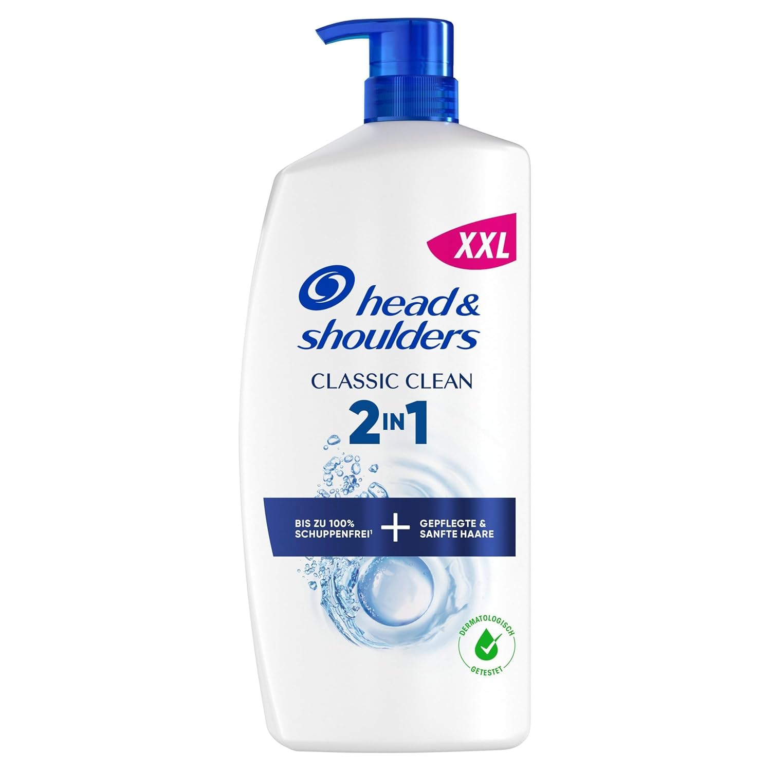 Detalle de Head & Shoulders Classic Clean 2-in-1 Anti-Schuppen Shampoo und Pflegespülung, 1000 ml Pumpspender