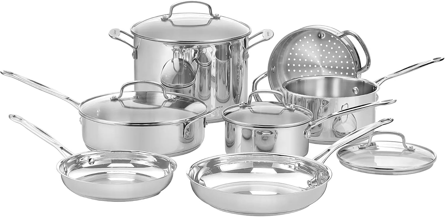 Detalle de Cuisinart Chef’s Classic 11-piece cookware set