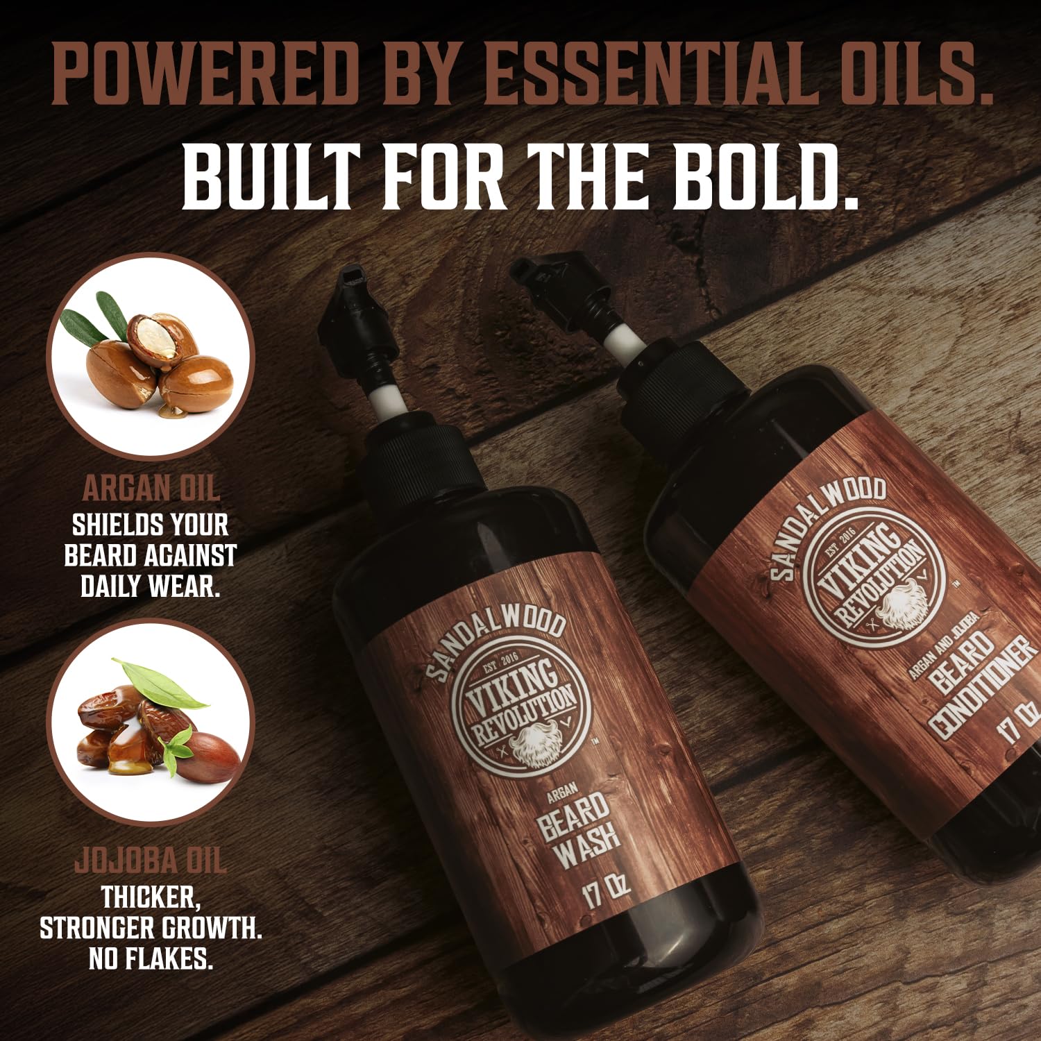 Thumbnail 4 de Viking Revolution Beard Wash & Conditioner 17 oz