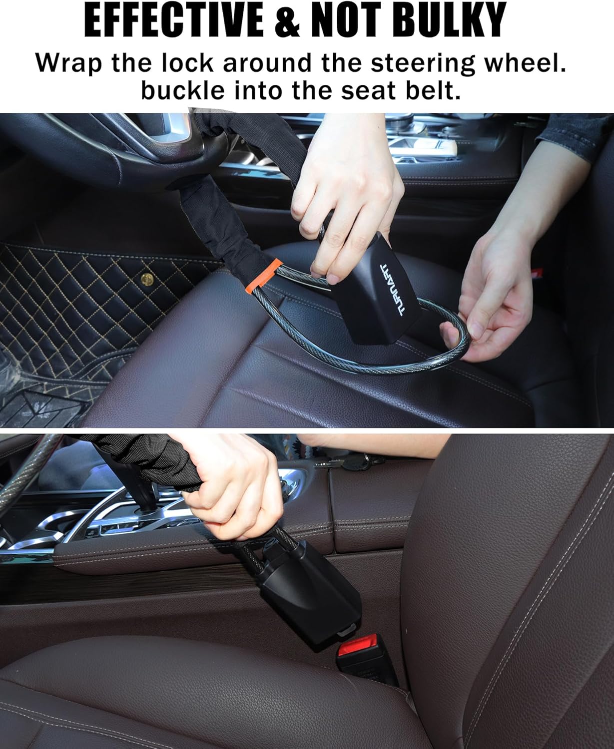 Detalle 2 de Turnart Steering Wheel Lock Seat Belt Lock