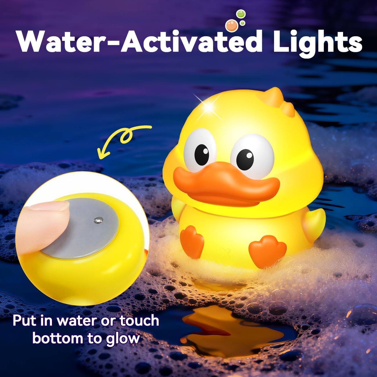 Thumbnail 1 de Light Up Farm Animal Bath Toys for 1–3 Years