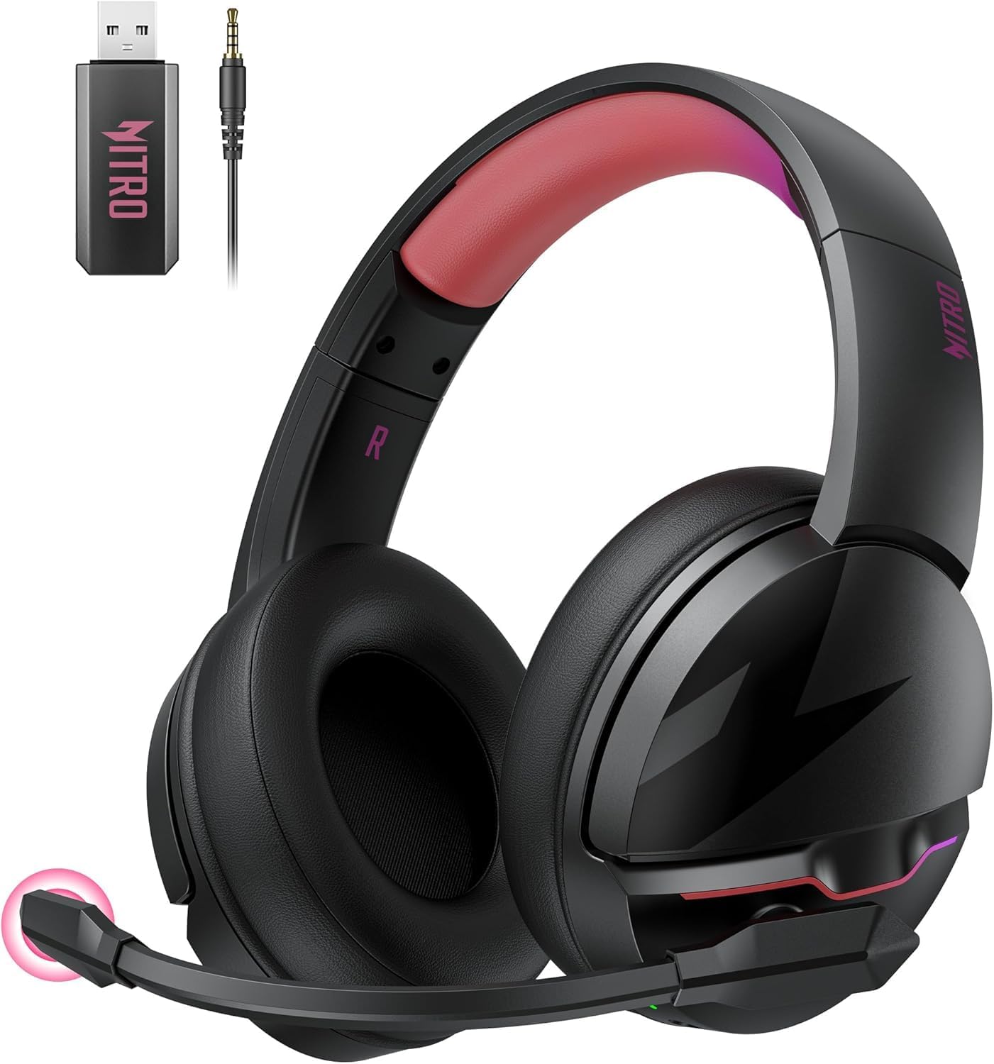 Detalle de Acer Wireless Gaming Headset (PS5) with 2.4GHz and Bluetooth 5.3
