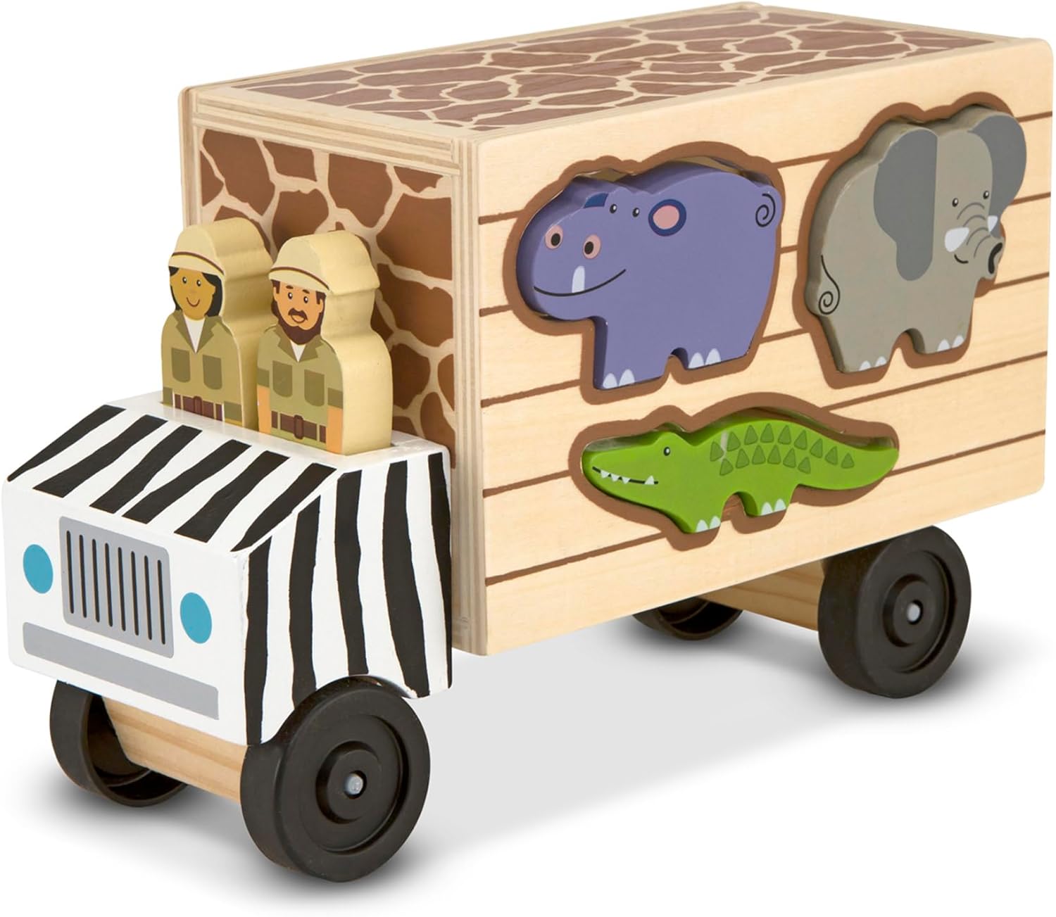 Thumbnail 3 de Melissa & Doug Nesting & Sorting Barns & Animals – Holzspielzeug für Entwicklung ab 2 Jahren