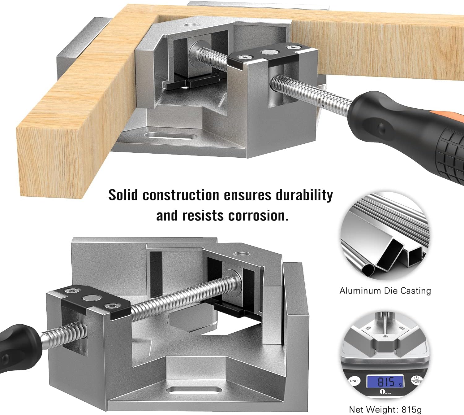 Detalle 2 de Housolution 8-Pack Right Angle Clamp ⚙