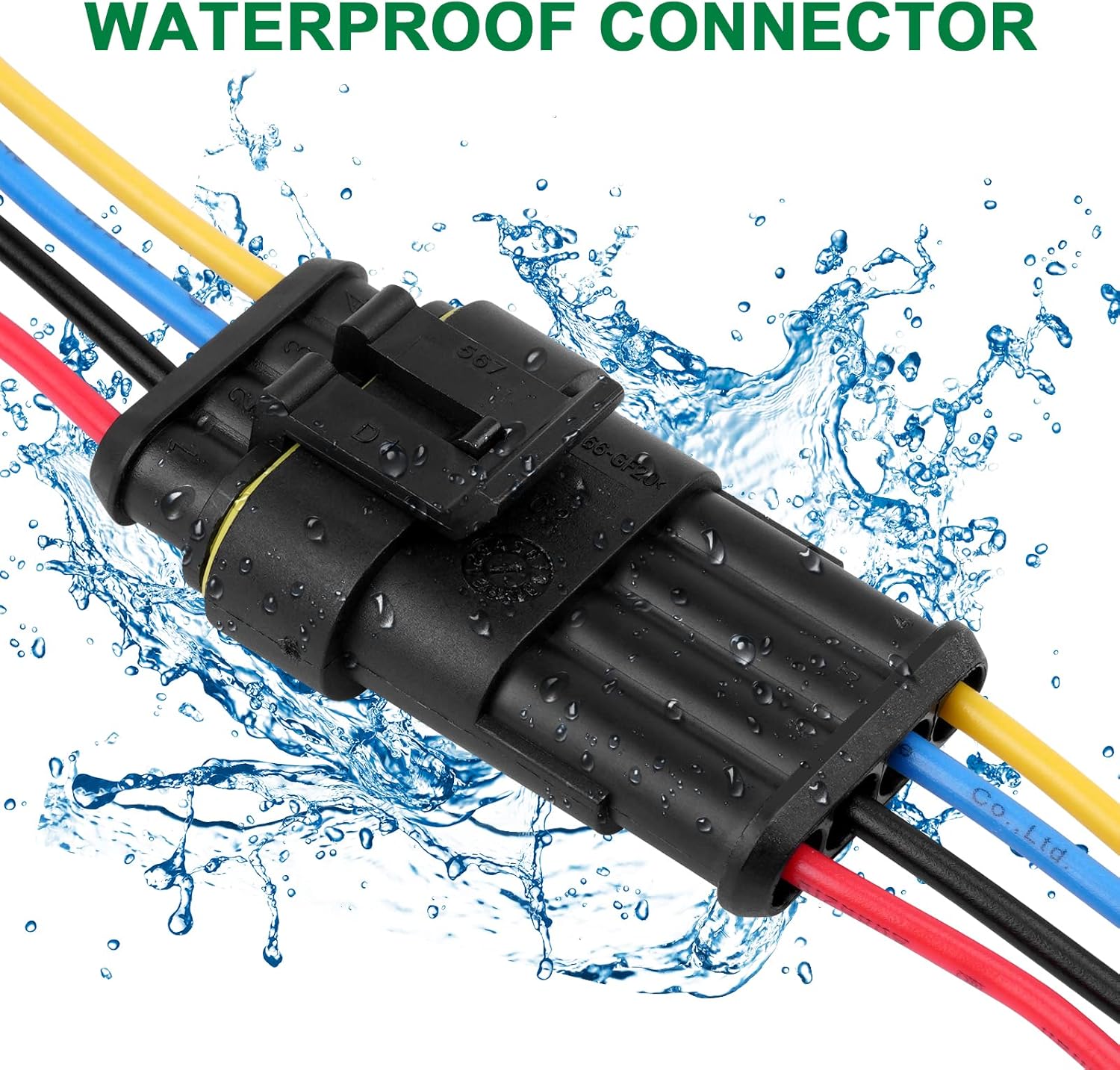 Thumbnail 3 de URAQT Connettore 4 pin impermeabile 5 pezzi 📡