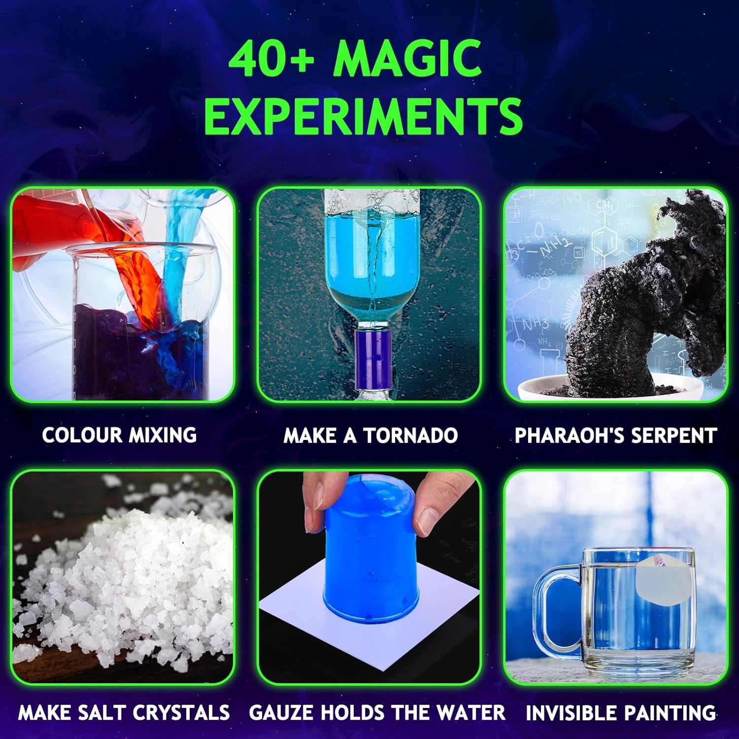 Thumbnail 4 de Greek Science 75+ Glow-in-the-Dark Science Kit for Kids