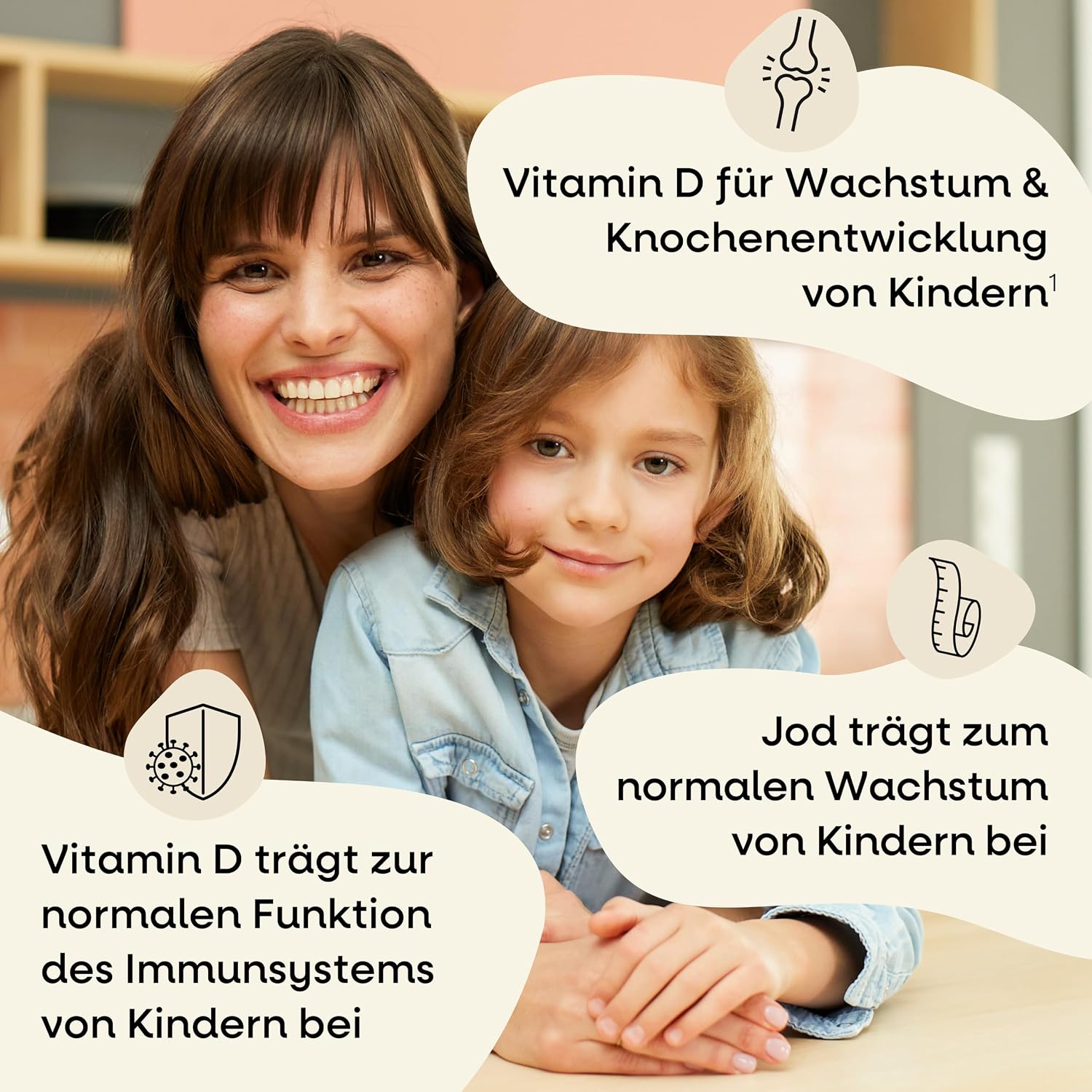 Detalle de Vitamine Kinder Multivitamin Gummibärchen – Immunsystem stärken ab 4 Jahren