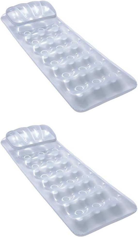 Detalle de Bestway 43024 Matelas Pneumatique Metal Tech 188 × 71 cm – confort et finition métallique