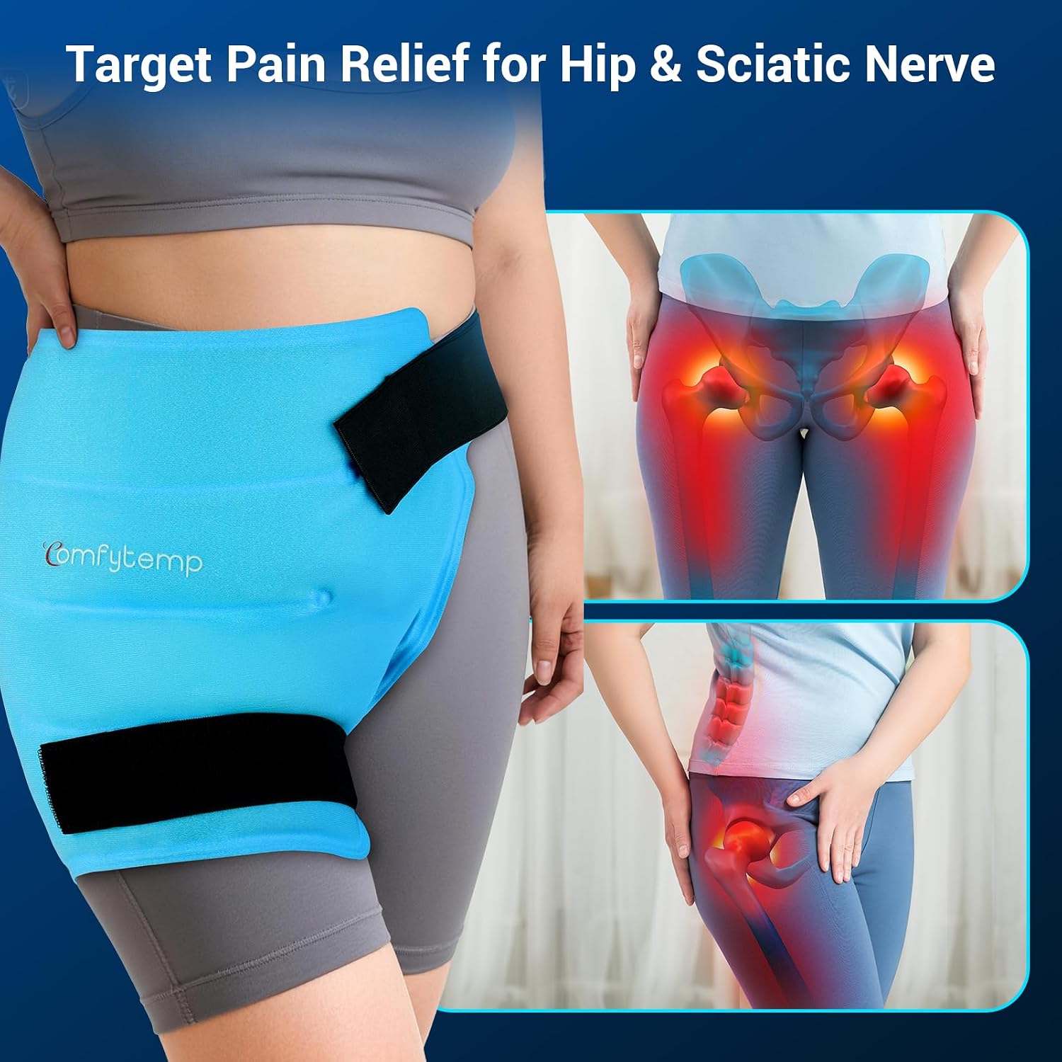 Detalle 2 de Comfytemp Hip Ice Pack Wrap M/L