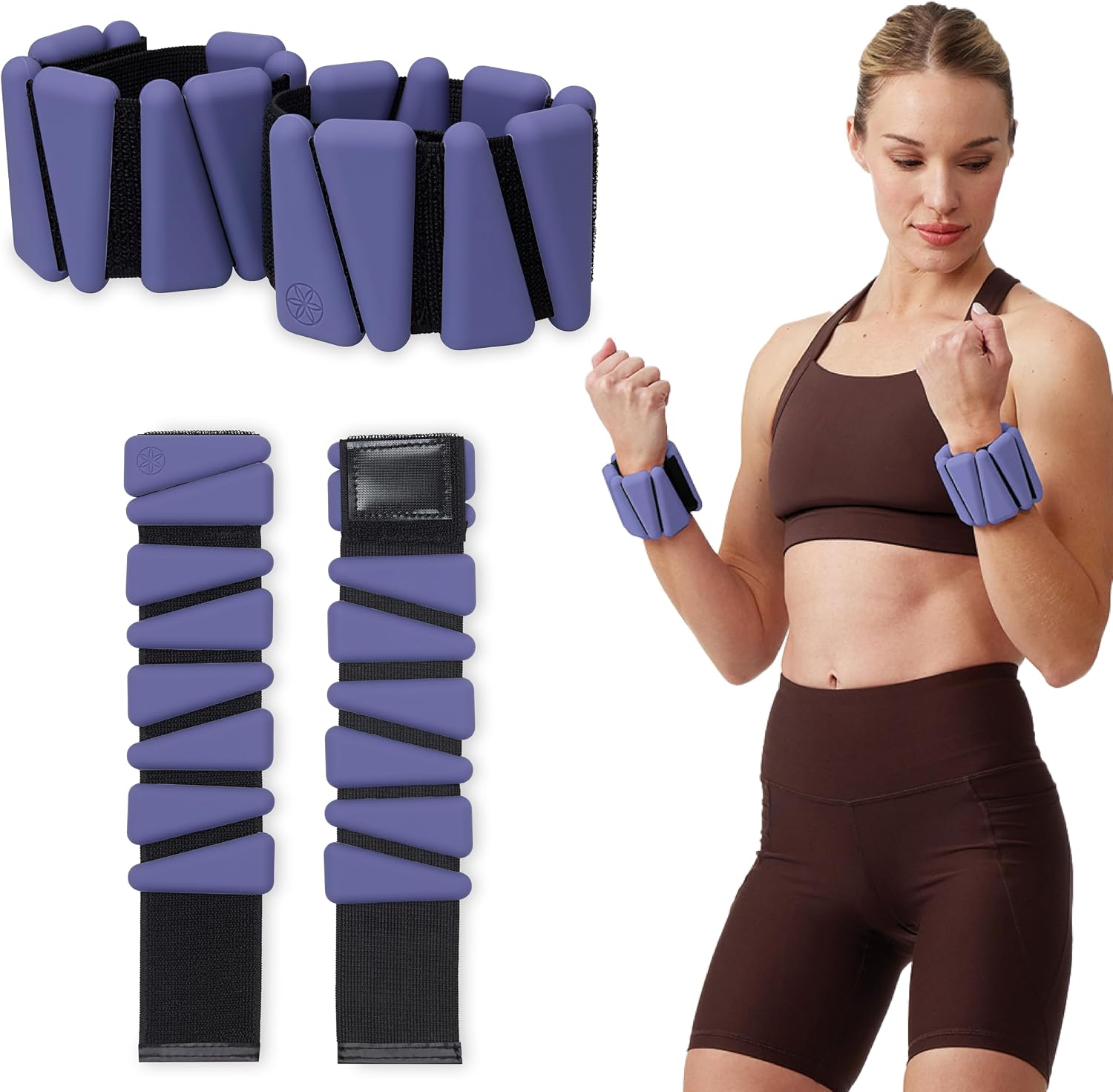 Detalle de Gaiam Wrist and Ankle Weights adjustable for workouts ๐