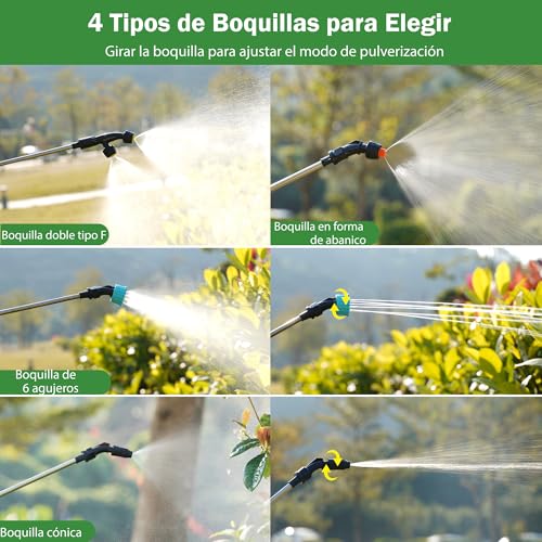 Detalle de DOUBFIVSY 5L Pulverizador Eléctrico 🌱