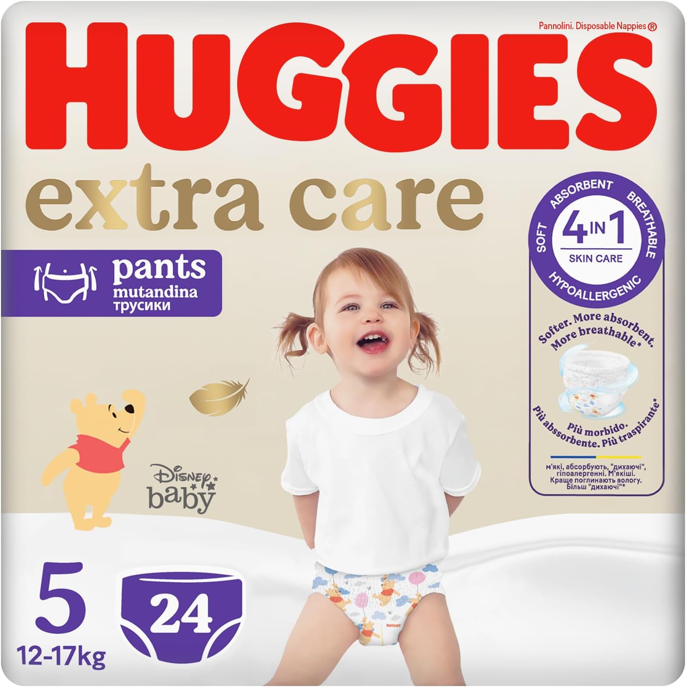 Thumbnail 6 de Huggies Extra Care Mutandina Taglia 5 68 pezzi