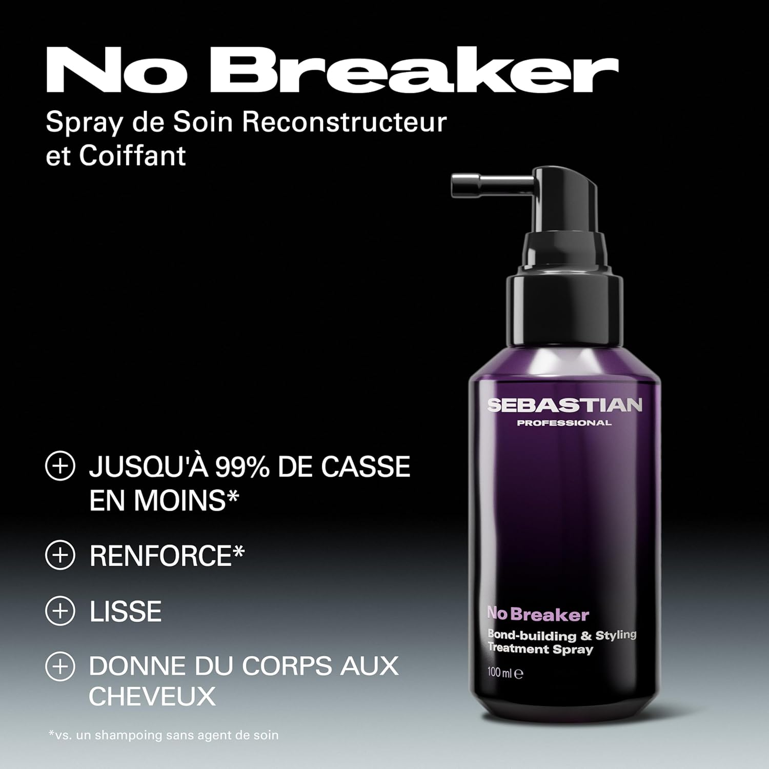 Thumbnail 1 de Sebastian Professional No.Breaker Spray coiffant reconstructeur anti-casse (100 ml)