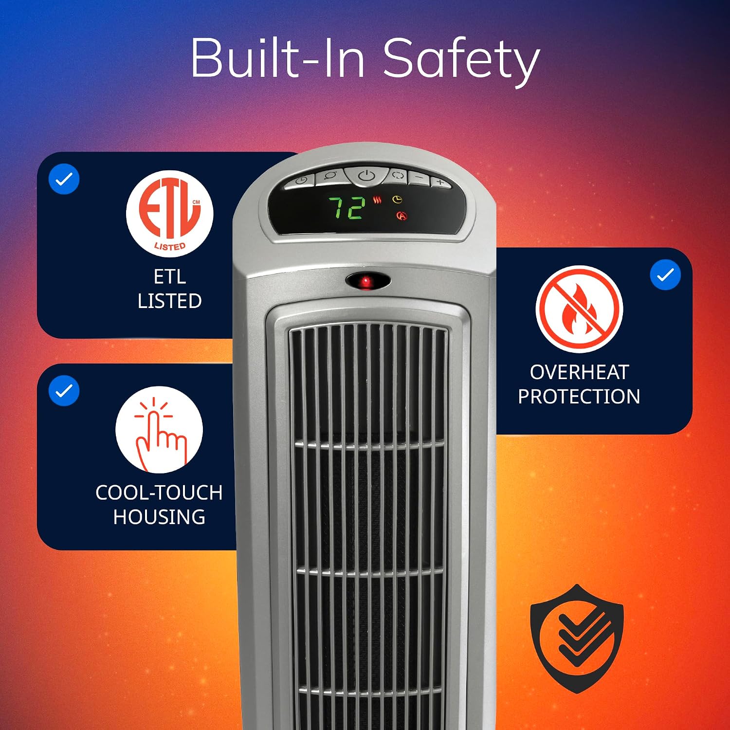 Detalle de Lasko 1500W Ceramic Heater ⚡
