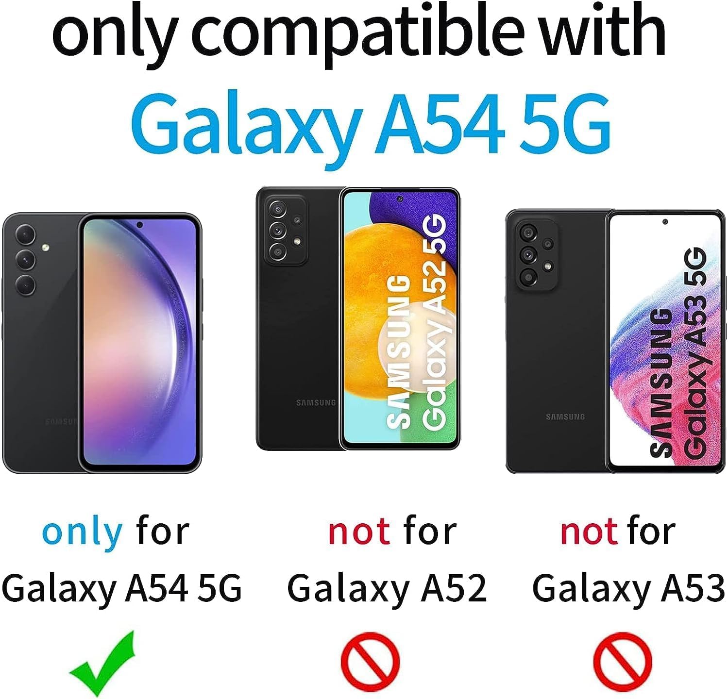 Thumbnail 1 de Coque LeYi ultra mince pour Samsung Galaxy A54 5G transparente avec 2 verres trempés