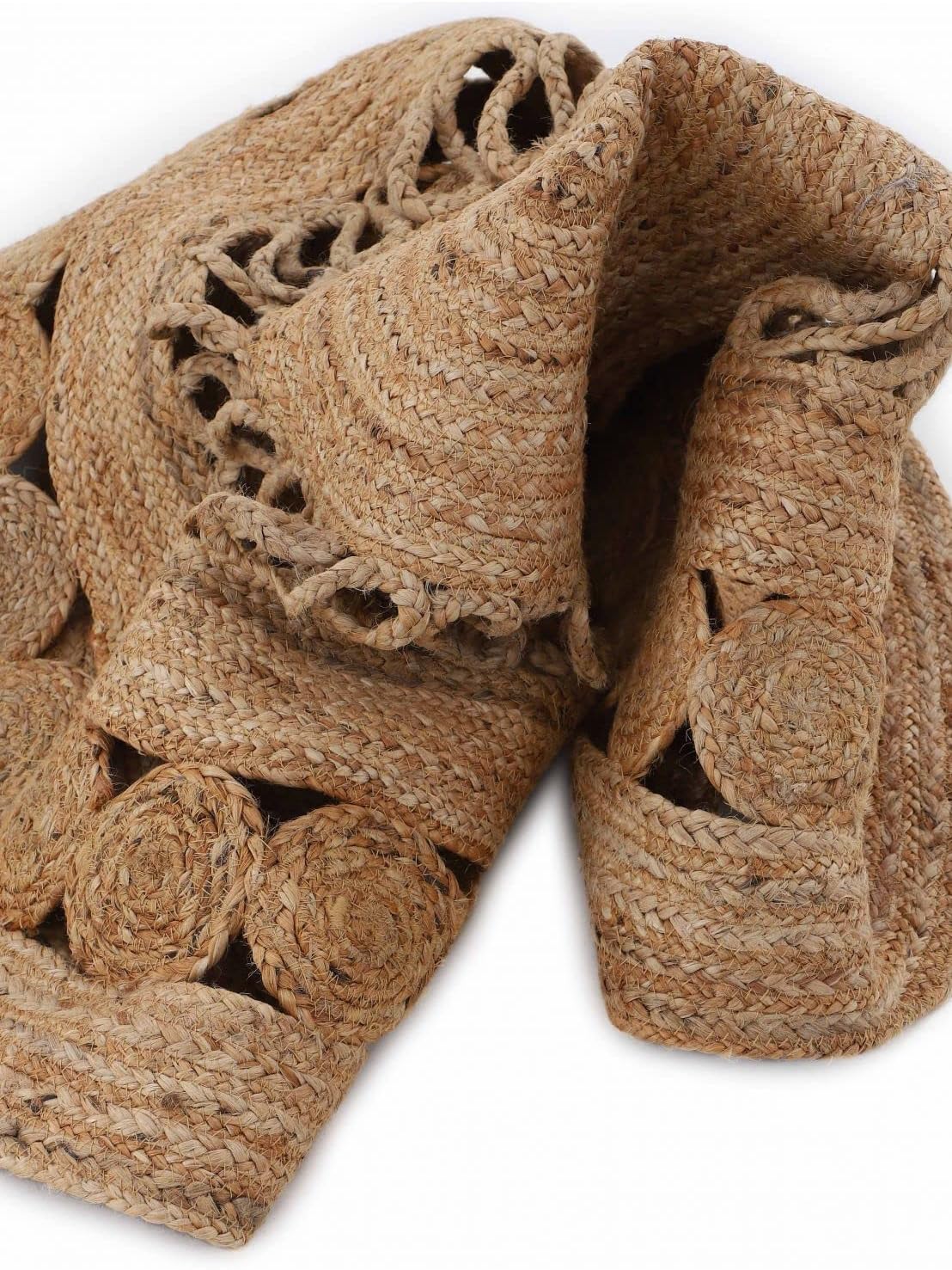 Thumbnail 4 de CarpetFine Alfombra Redonda de Yute Ella 200 cm ☀️