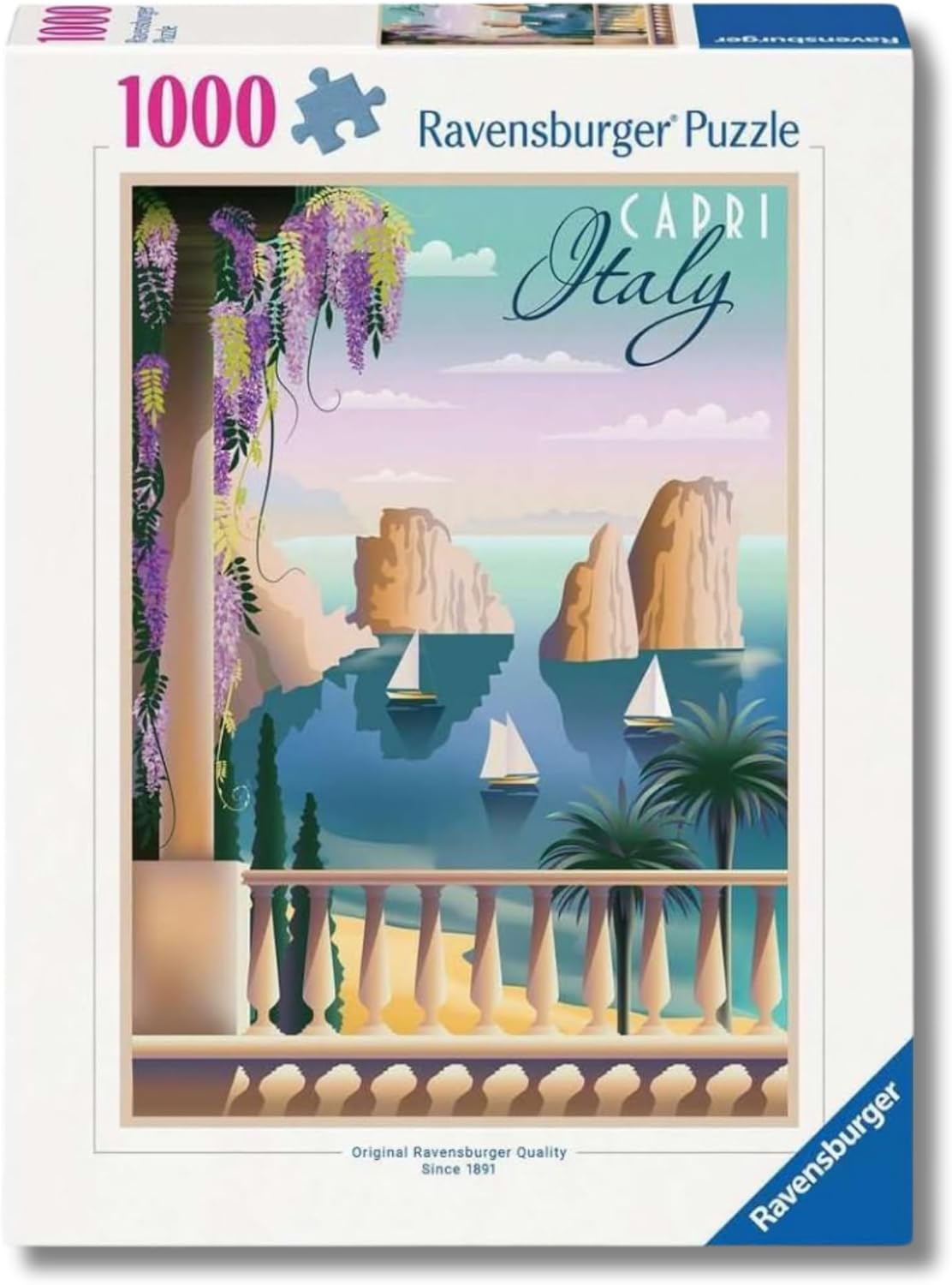 Thumbnail 6 de Ravensburger Puzzle 1000 Pezzi Cartolina dalla Liguria (70 x 50 cm) – Puzzle per adulti +14 anni