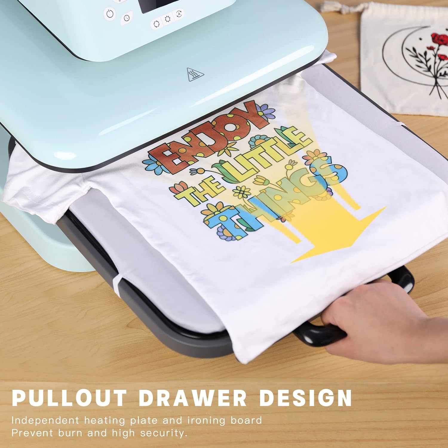 Thumbnail 6 de HTVRONT Auto 15x15 Heat Press Machine for T-Shirts: Hands-Free, Fast warm-up, Auto Release