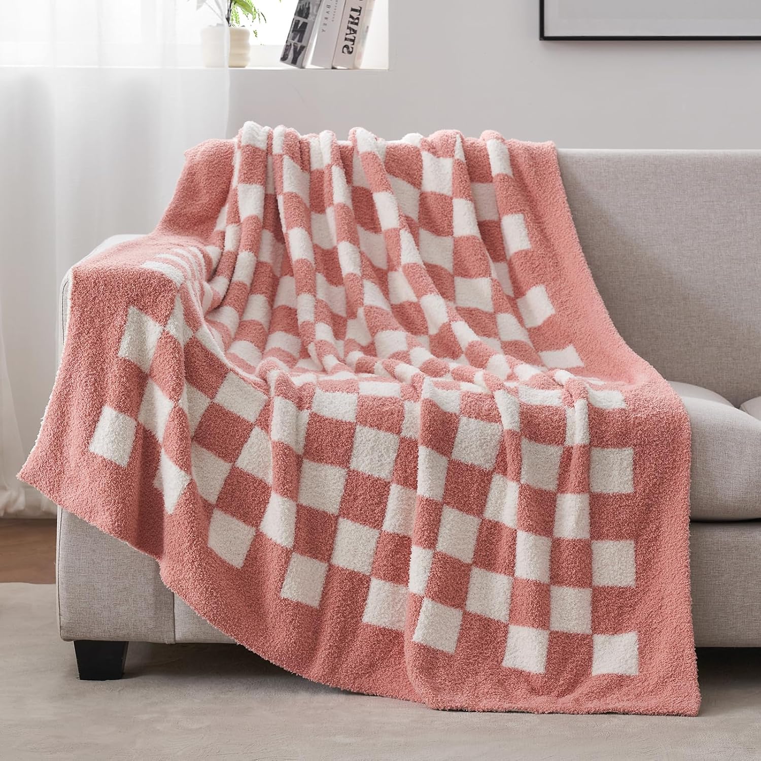 Thumbnail 6 de Snuggle Sac Checkered Throw Blanket 50x60