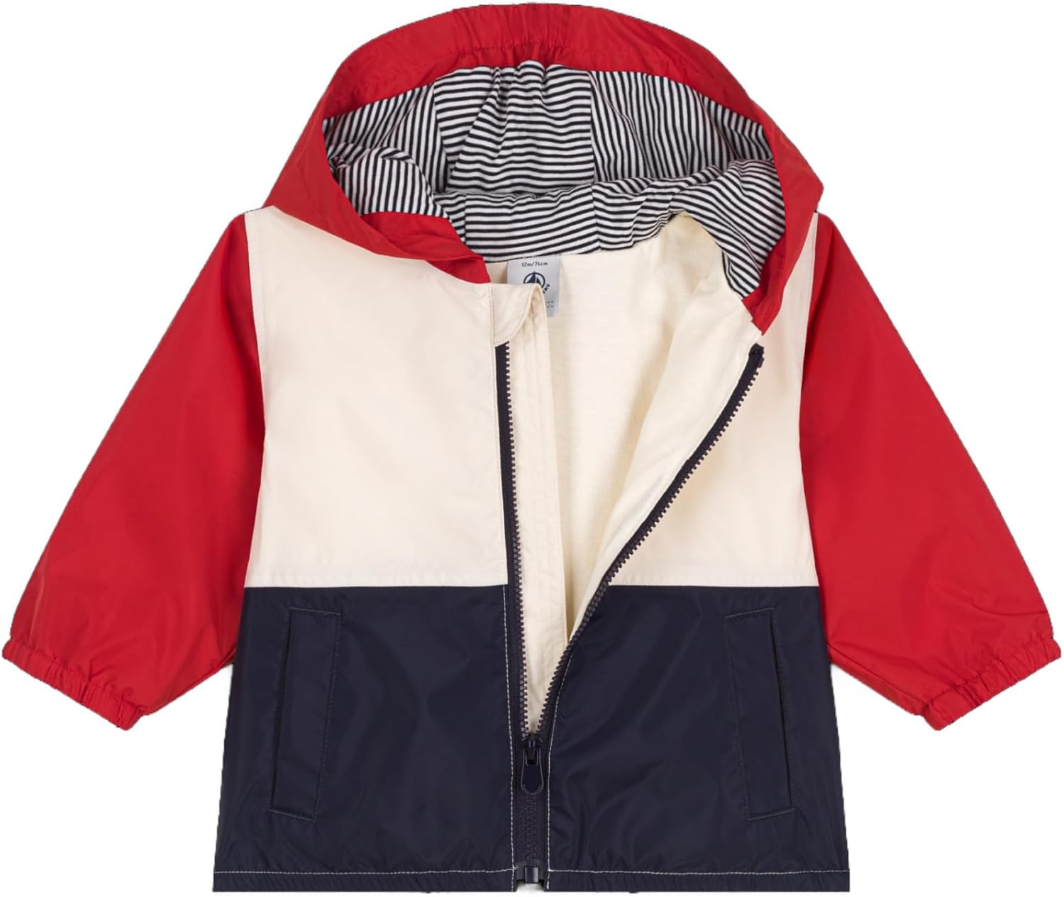 Thumbnail 2 de Petit Bateau A0ctm coupe-vent bébé garçon colorblock, lot de 1