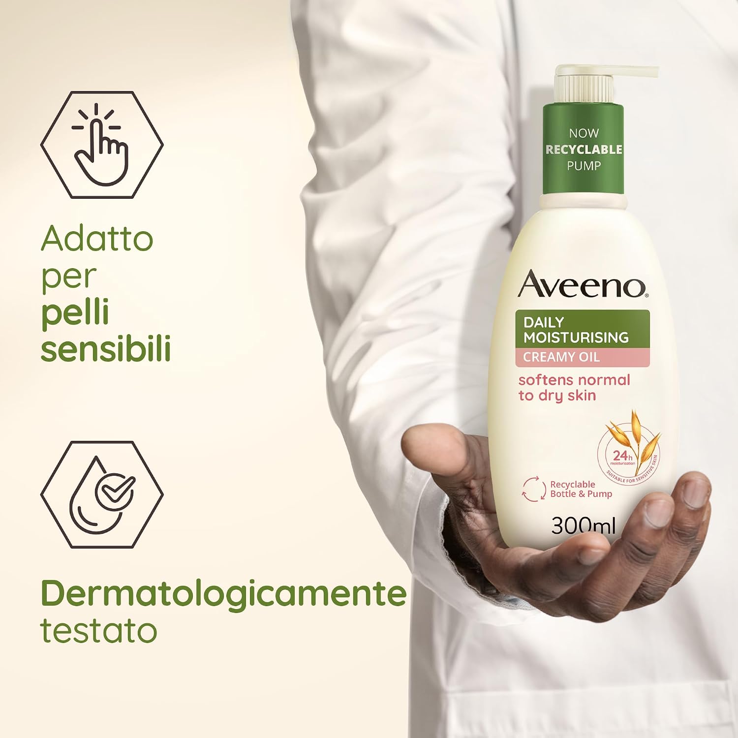 Thumbnail 3 de Aveeno Daily Moisturizing Crema Olio 300 ml