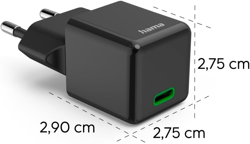 Thumbnail 4 de Hama Chargeur rapide 25W USB-C super mini avec Power Delivery et Quick Charge 3.0 (noir)
