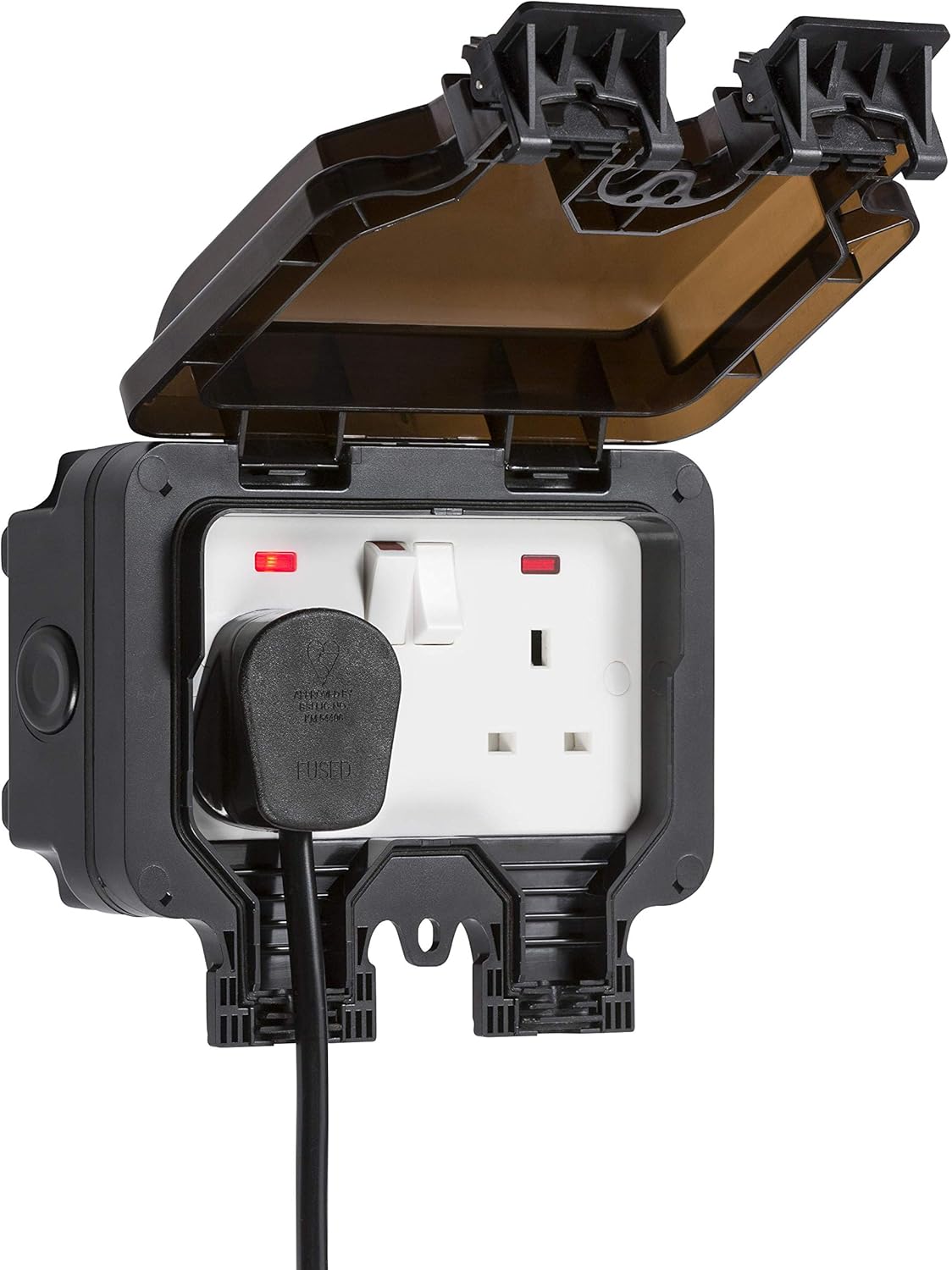 Thumbnail 2 de Knightsbridge OP9N Outdoor Double Socket IP66