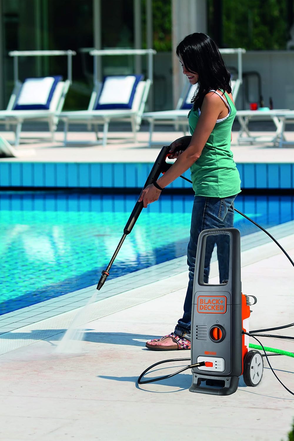 Thumbnail 6 de BLACK+DECKER Idropulitrice ad Alta Pressione BXPW1600PE con Patio Cleaner e Spazzola Fissa – 125 bar, 1600 W, 420 l/h